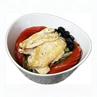 Salade Mix Avec Poulet Grillé