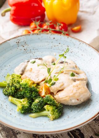 Марсала с курицей