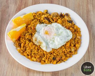 Migas extremeñas con huevo