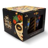 Box Calavera 4 bicchieri colorati