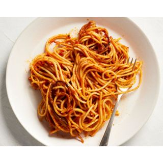 Spaghetti Mixed with Beef