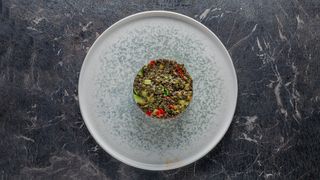 Черна леща Белуга с нахут