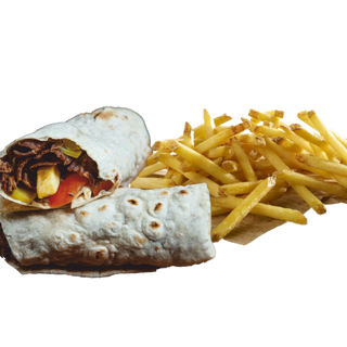 Chicken kebab & Chips 