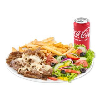 Talerz Kebab z serem, Coca Cola 0.33l