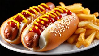 Combo - 2 X Hot Dog + 1 x Cartofi Prajiti