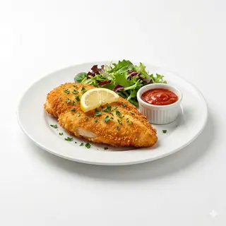 Filete De Pechuga De Pollo Empanado