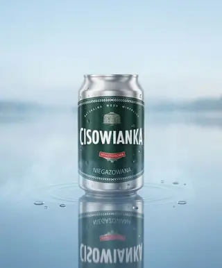 Woda Cisowianka Niegazowana 330 ml Puszka bez kaucji