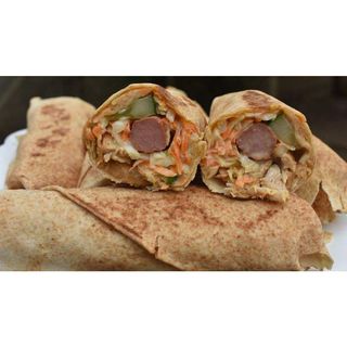 Beef Shawarma with one sausage