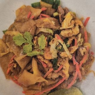 Pad see ew con vitello