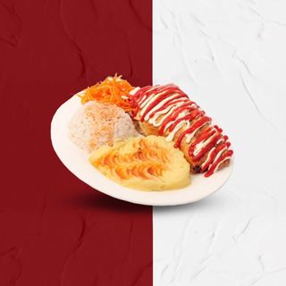 Бризоль со сложным гарниром