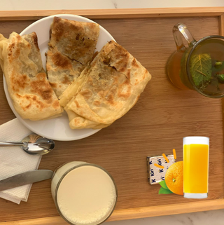 Menu Rghifa Fromage,thé, raib, jus au choix