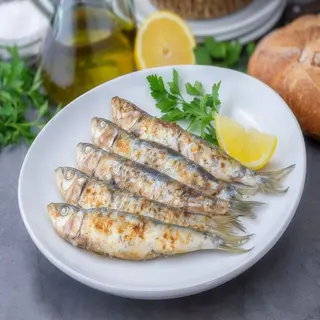 24 Sardinas Plancha