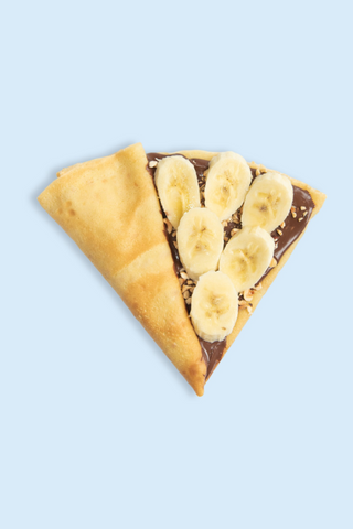 კრეპი შოკოლადით და ბანანით