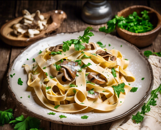 Tagliatele con funghi porcini 400g