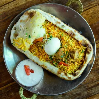 Biryani de Cordero.