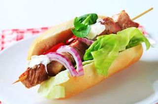 Menu Sandwich Brochettes De Foie + Frites Maison + Boisson