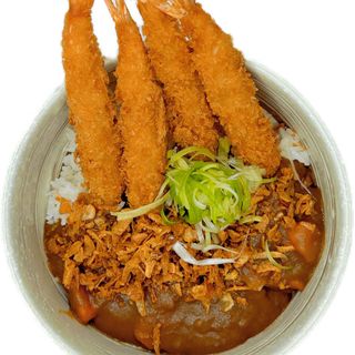 Curry rice ebi