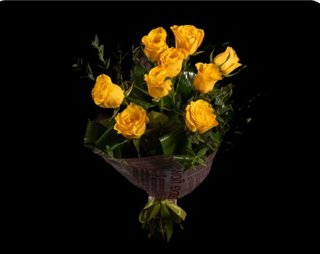 Buchet trandafiri galbeni
