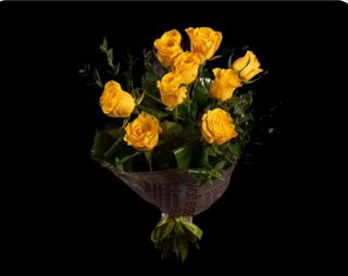 Buchet trandafiri galbeni