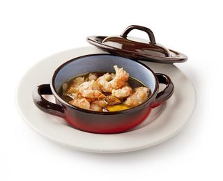 Tapa de gambas al ajillo