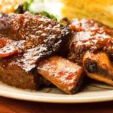 Свински ребърца + гарнитура (400г)