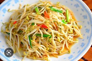 186. Germogli di soia saltati