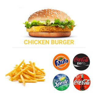 Chicken Burger + Frite + Boisson