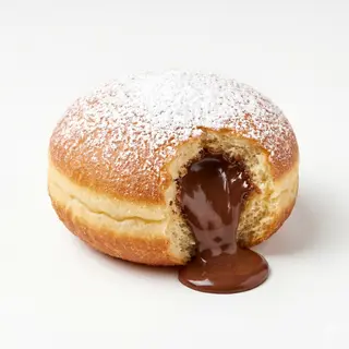 Berlina rechea de chocolate