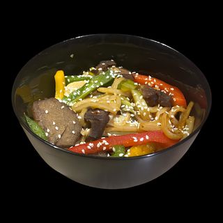 Лапша с говядиной