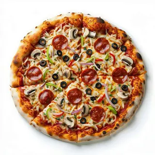 Pizza deluxe (25 cm.)