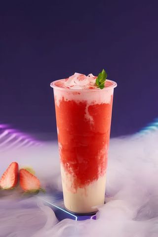 Leche Coco Con Fresa 700ml