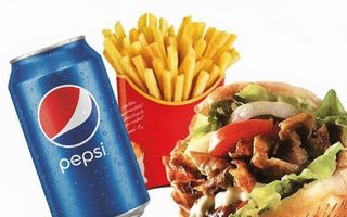 Menù panino kebab e uova bollite