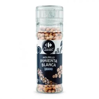 Molinillo Pimienta Blanca En Grano Carrefour 45 Gr.