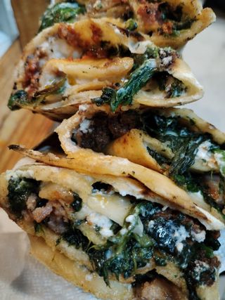 Piadina con verdure miste al forno