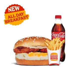 BBQ Egg Burger Regular Meal
