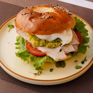 Бейгл с индейкой