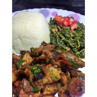 Ugali Chicken