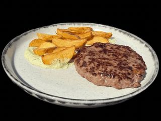 Плескавиця з м'яса телятини та свинини (300g)