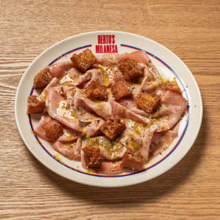 Plato de Mortadella con Pesto Pistacchio