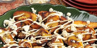 Plátano con queso fresco