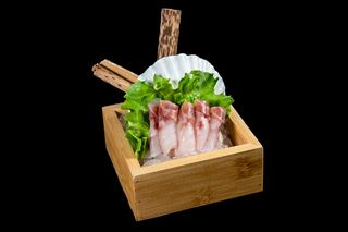 69. Sashimi branzino