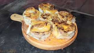 Domaća pita sa pečurkama i šargarepom