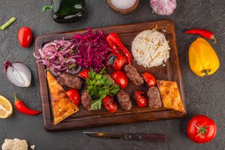 Кебаб с помидорами (250 гр.)