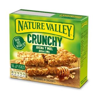 Barritas Avena, Miel Crunchy Nature Valley Pack 10 U 21 G