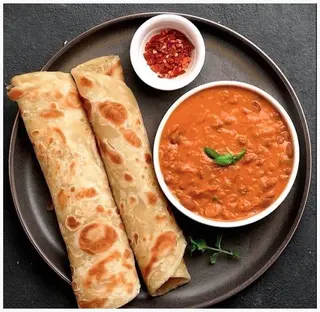 Beans (Yellow) , Chapati (2) ,Veges