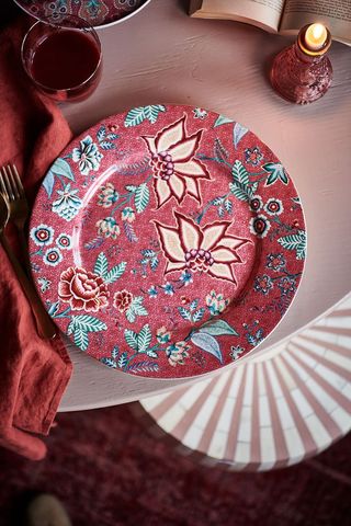 Farfurie 32 cm FestivalFlowerRed