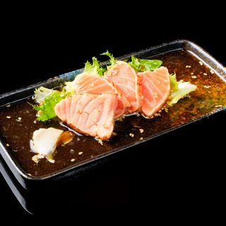 118-Carpaccio de tataki de salmón