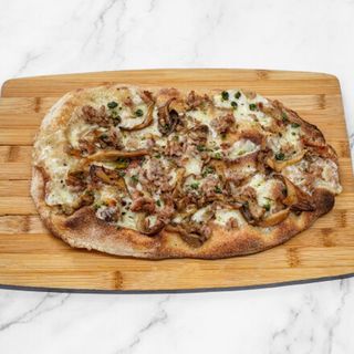 SETAS GIRGOLAS, BUTIFARRA PAGÉS, BUTIFARRA DE PEROL Y MOZZARELLA