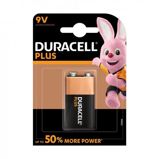 Duracell Plus 9V 6Lr61/Mn1604