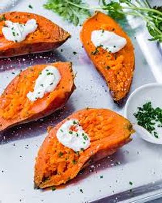 Steamed Sweet Potato